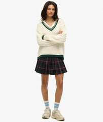Check Mini Skirt