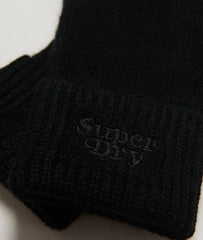 Ribbed Knitted Gloves