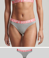 Organic Cotton Large Logo Bikini Briefs
