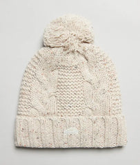 Cable Knit Bobble Beanie
