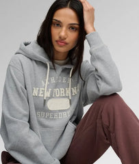 Athletic Essential Applique Cropped Hoodie
