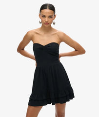 50s Lace Bandeau Mini Dress