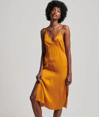 Satin Cami Midi Dress