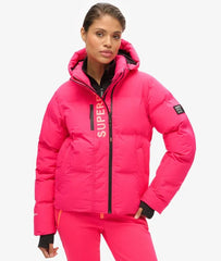 Hooded Ski Boxy Puffer Jacket