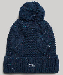 Cable Knit Bobble Beanie