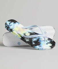 Code Tie Dye Flip Flops
