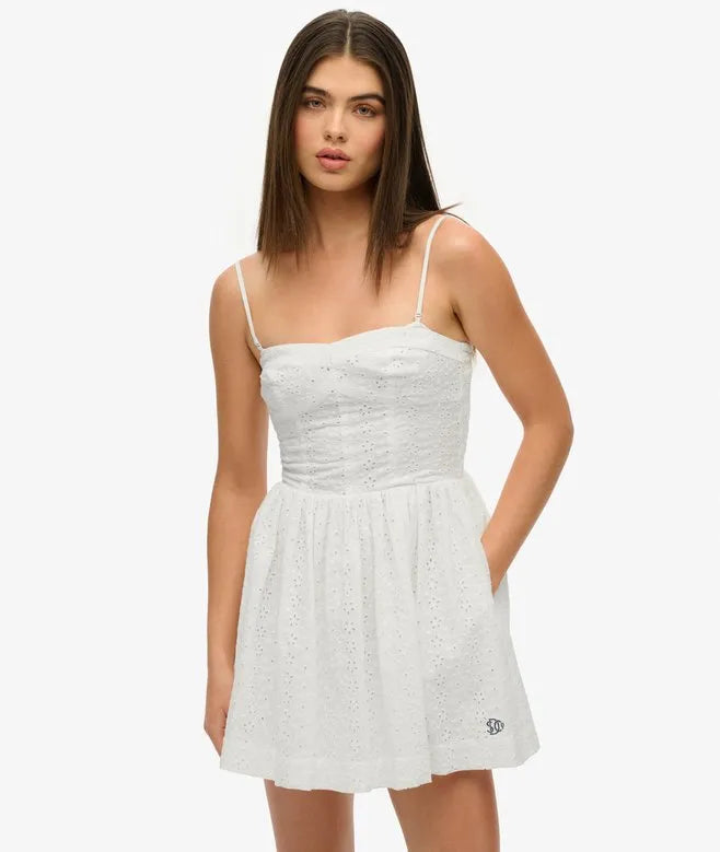 Broderie Cami Mini Dress