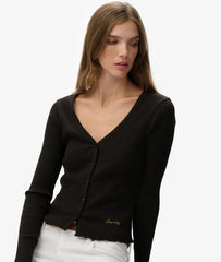 Essential Button Through Long Sleeve Top