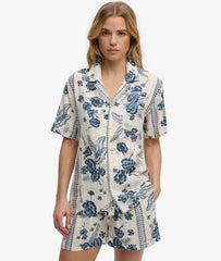Beach Printed Short Sleeve Shirt