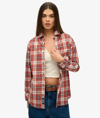 Oversized Vintage Check Shirt