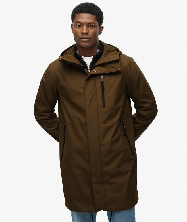 Hooded Tech Fishtail Parka