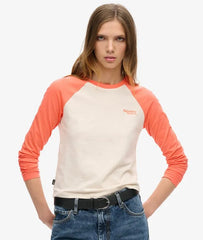 Essential Logo Long Sleeve Baseball Top
