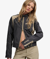 Bench Racer Shell Double Zip Jacket