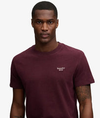 Essential Serif Logo Embroidered T-Shirt