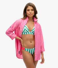 Stripe Triangle Bikini Top