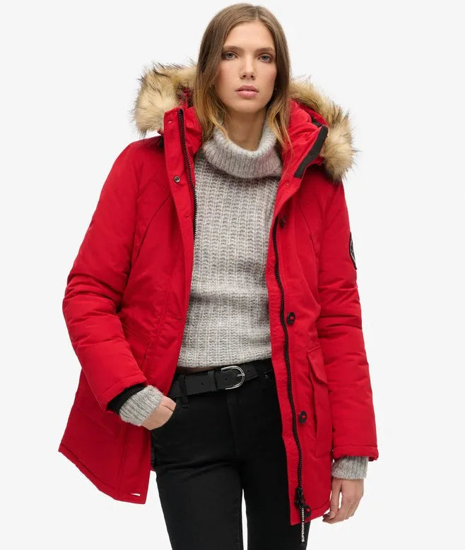 Everest Faux Fur Hooded Parka Coat