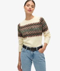 Fairisle Pattern Crew Jumper