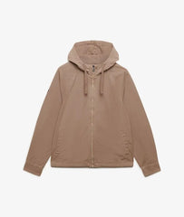 Hooded Washed Twill Jacket