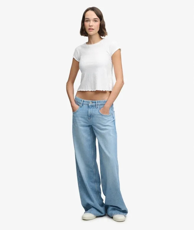 Mid Rise Baggy Jeans