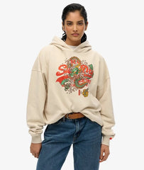 Tokyo Vintage Logo Relaxed Hoodie