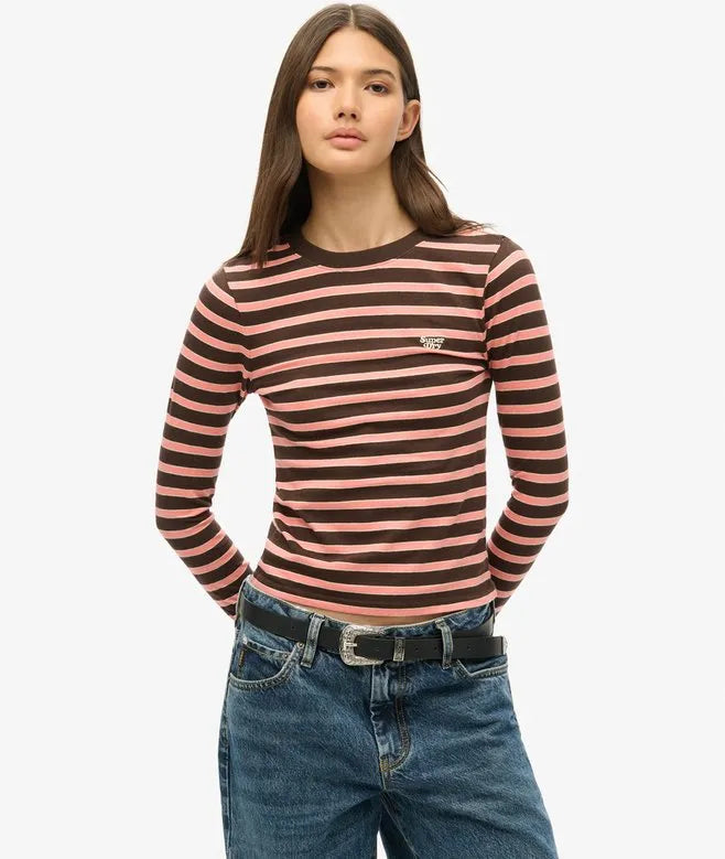 Stripe Long Sleeve Top