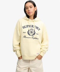 Luxe Casual Embroidered Relaxed Hoodie