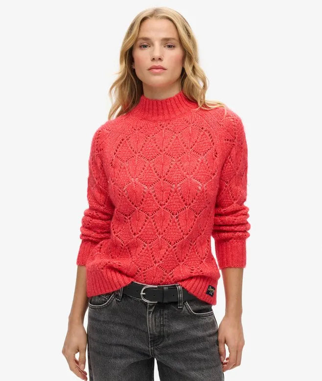 Pointelle Knit Jumper