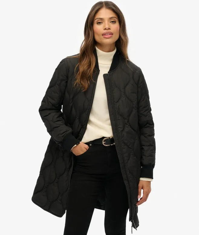 Longline Quilted Liner Jacket