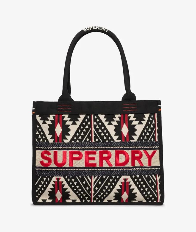 Luxe Embroidered Tote Bag