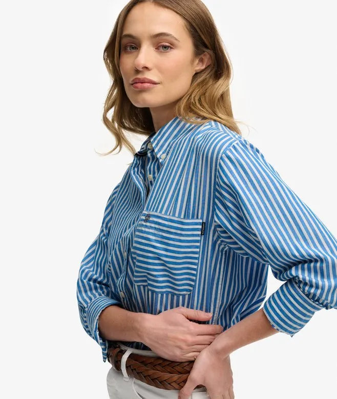 Poplin Relaxed Long Sleeve Shirt