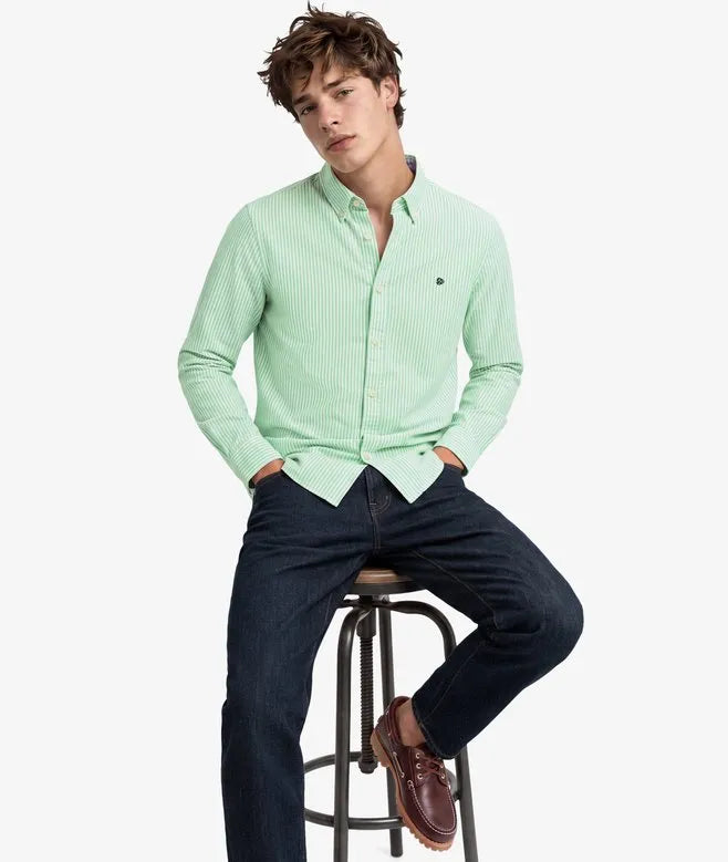 Preppy Oxford Long Sleeve Shirt