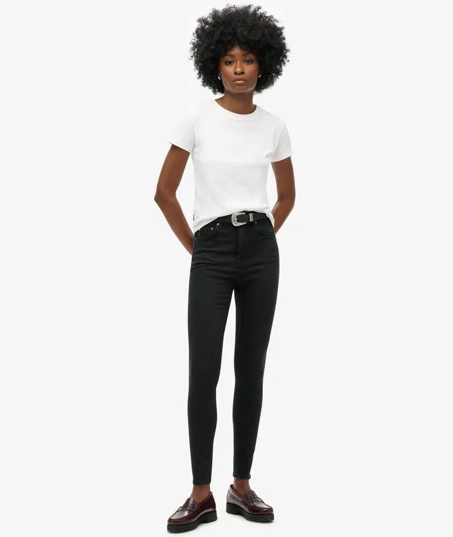 Organic Cotton High Rise Skinny Denim Jeans