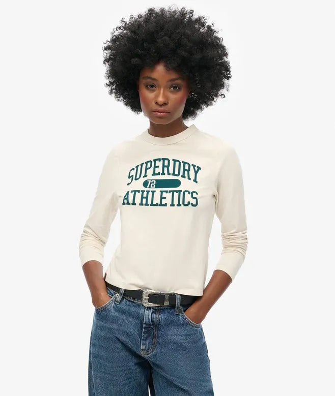 Athletic Essentials Ringer Slim Long Sleeved Top