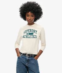 Athletic Essentials Ringer Slim Long Sleeved Top