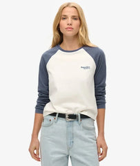 Essential Logo Long Sleeve Baseball Top