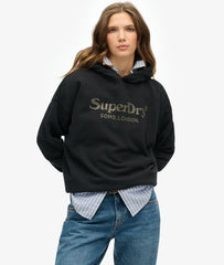 Venue Metallic Relaxed Hoodie