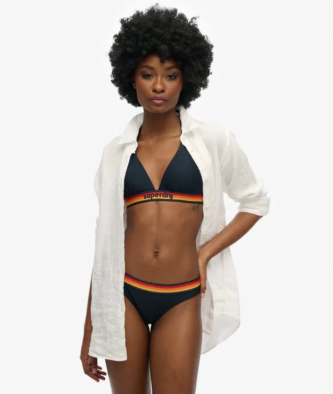 Vintage Logo Triangle Bikini Top