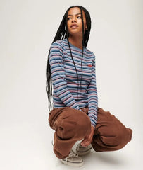 Stripe Long Sleeve Top