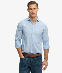 Cut Away Poplin Long Sleeve Shirt
