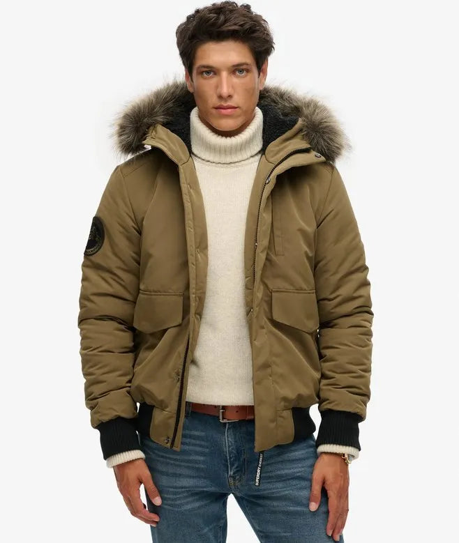 Hooded Everest Puffer Bomber Jacket