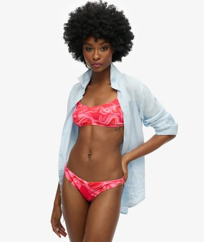 Print Bralette Bikini Top