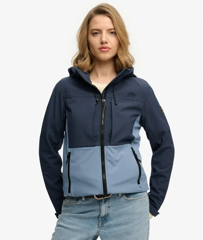Hooded Colourblock Trekker Jacket