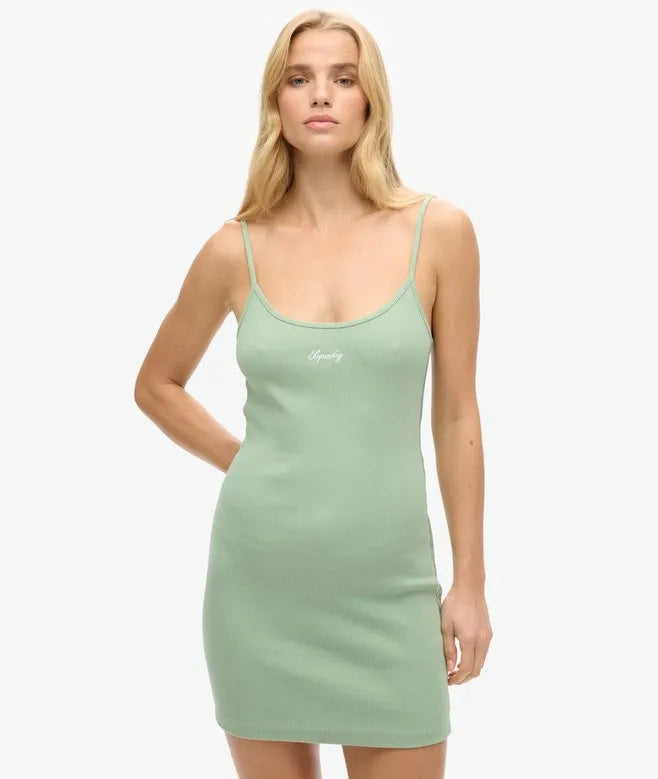 S Logo Strappy Dress