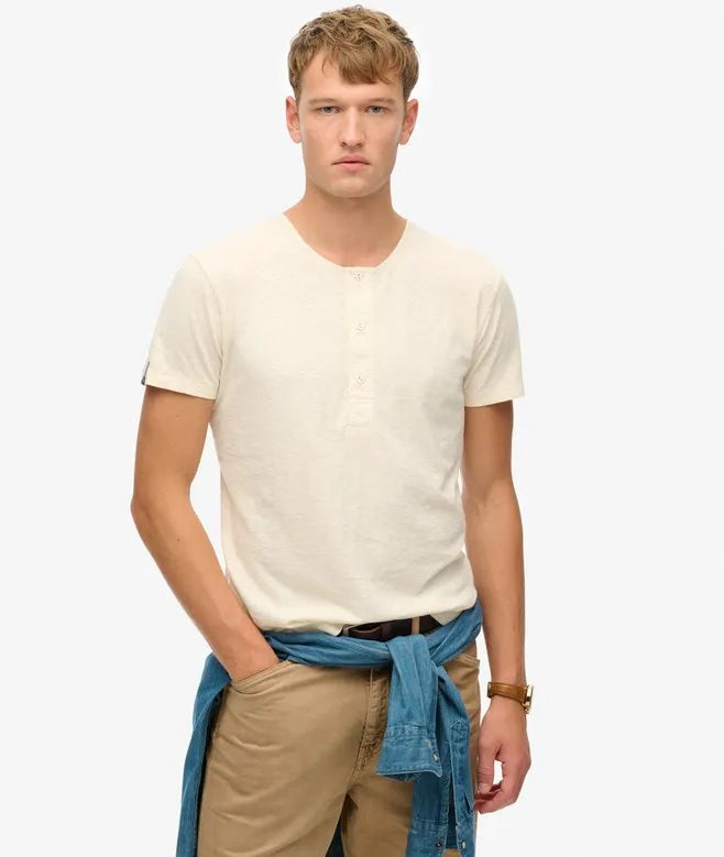The Merchant Store - Short Sleeve Henley Top