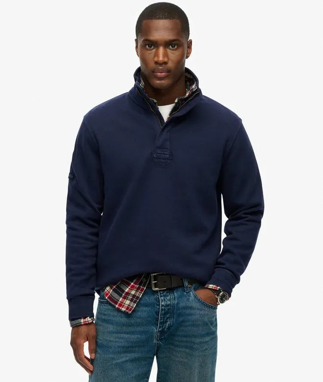 Cotton Classic Pique Half Zip Sweatshirt