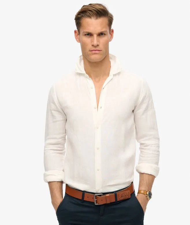 Casual Linen Long Sleeve Shirt