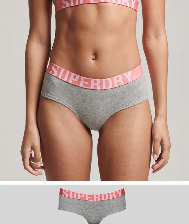 Organic Cotton Large Logo Hipster Briefs