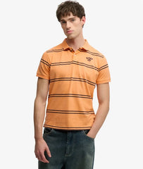Vintage Stripe Jersey Polo Shirt