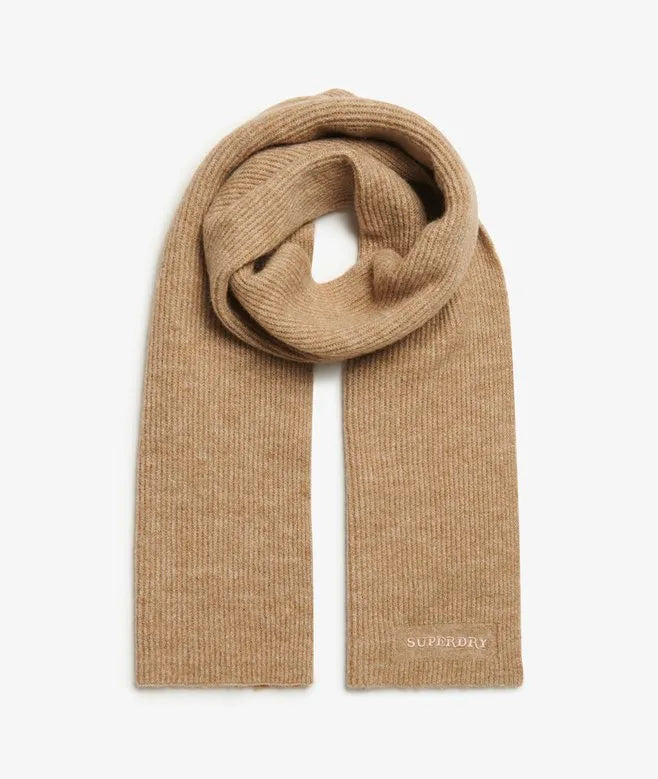 Soft Rib Knit Scarf