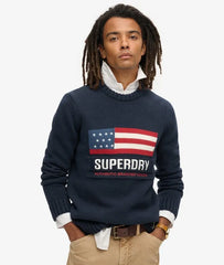 Vintage Athletic Knit Jumper
